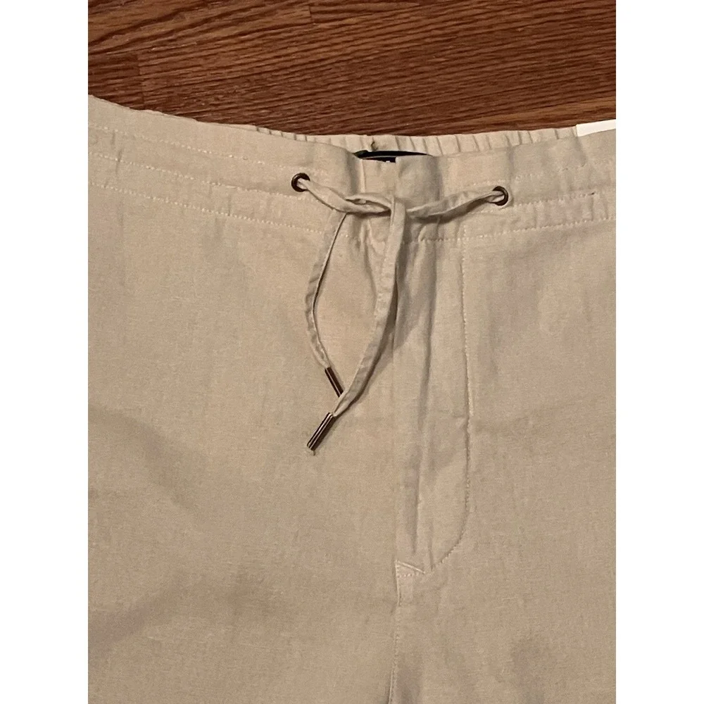 Barbour Shorts NWT Men's Linen Cotton Mix Light Stone Sz38 $110‎